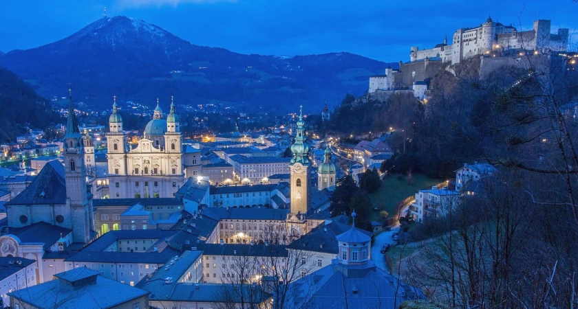 salzburg pohled na město