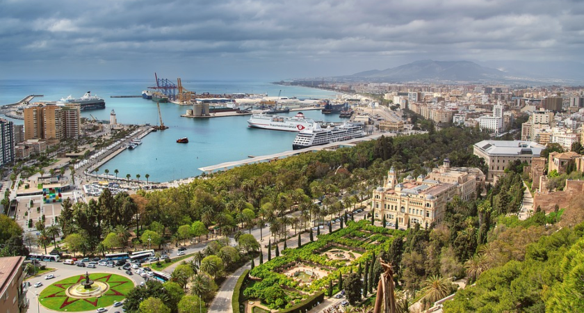 malaga city view