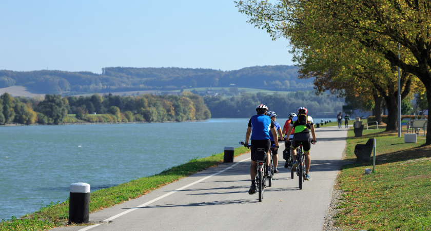 cycling near danube