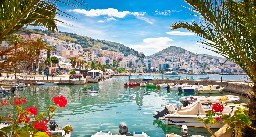 albania seaside town